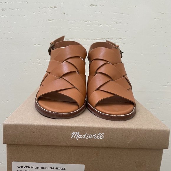 Madewell Cindy Sandal - leather slingback size 7 - Picture 3 of 7